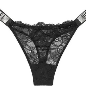 Alternative view of Calcinha Victoria's Secret Strass Preto XS