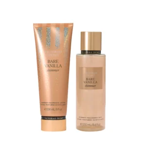 KIT VICTORIA'S SECRET BARE VANILLA SHIMMER (HIDRATANTE 236ML + BODY SPLASH 250ML)